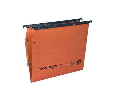 Cartella sospesa Cartesio Plus - armadio - interasse 33 cm - fondo V - 32,6 x 28 cm - arancio - conf. 25 pezzi - Bertesi - 314M LINK-A2 - 48904A - DMwebShop