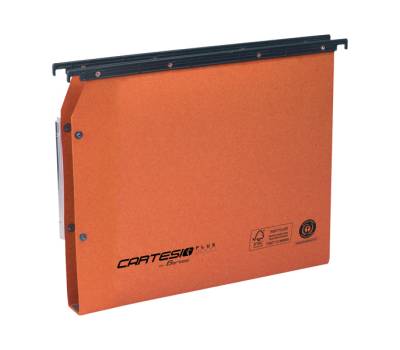 Cartella sospesa Cartesio Plus - armadio - interasse 33 cm - fondo U 5 cm - 32,6 x 28 cm - arancio - conf. 25 pezzi - Bertesi 314M LINK5-A2 - 8058983261279 - DMwebShop