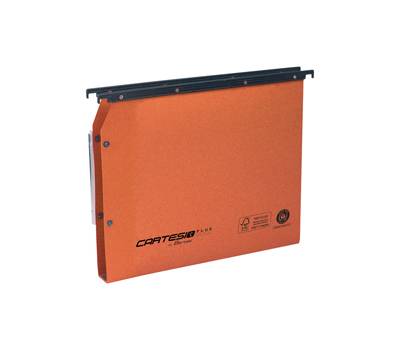 Cartella sospesa Cartesio Plus - armadio - interasse 33 cm - fondo U 5 cm - 32,6 x 28 cm - arancio - conf. 25 pezzi - Bertesi 314M LINK5-A2 - 8058983261279 - DMwebShop