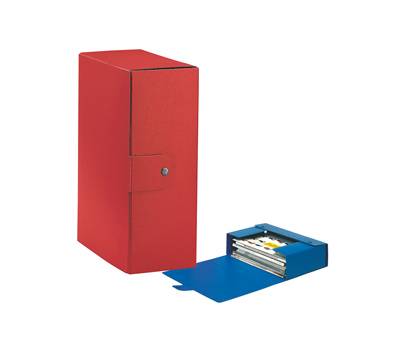 Scatola progetto Eurobox - dorso 12 cm - 25 x 35 cm - rosso - conf. 5 pezzi - Esselte - 390332160 - 8004157332160 - DMwebShop