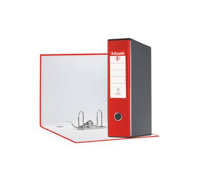 Registratore Eurofile G55 - dorso 8 cm - protocollo - 23 x 33 cm - rosso - Esselte - 390755160 - 8004157735169 - DMwebShop