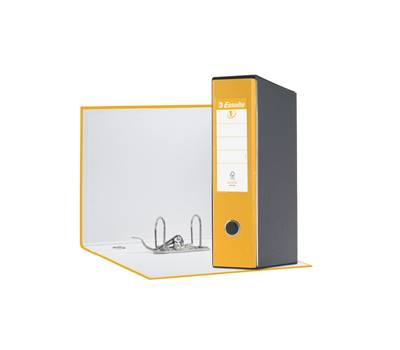 Registratore Eurofile G55 - dorso 8 cm - protocollo - 23 x 33 cm - giallo - Esselte - 390755090 - 8004157735091 - DMwebShop