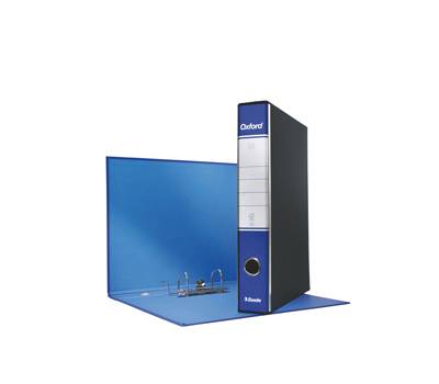 Registratore Oxford G84 - dorso 5 cm - protocollo - 23 x 33 cm - blu - conf. 8 pezzi - Esselte - 390784050 - 8004157744055 - DMwebShop