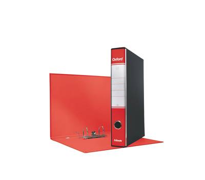 Registratore Oxford G84 - dorso 5 cm - protocollo - 23 x 33 cm - rosso - conf. 8 pezzi - Esselte - 390784160 - 8004157744161 - DMwebShop