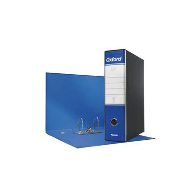 Registratore Oxford G85 - dorso 8 cm - protocollo - 23 x 33 cm - blu - conf. 6 pezzi - Esselte - 390785050 - 8004157745052 - DMwebShop