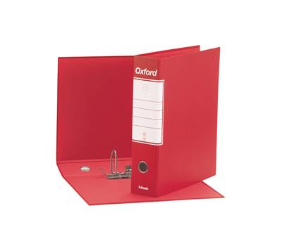 Registratore Oxford G83 - dorso 8 cm - commerciale - 23 x 30 cm - rosso - conf. 6 pezzi - Esselte - 390783160 - 8004157743164 - DMwebShop