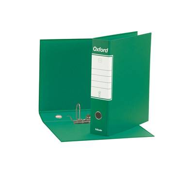 Registratore Oxford G83 - dorso 8 cm - commerciale - 23 x 30 cm - verde - conf. 6 pezzi - Esselte - 390783180 - 8004157743188 - DMwebShop