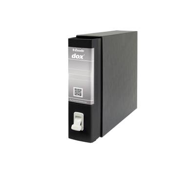 Registratore Dox 2 - dorso 8 cm - protocollo - 23 x 34 cm - nero - Esselte - Dox - D26210 - 8004389086961 - DMwebShop