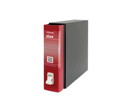 Registratore Dox 2 - dorso 8 cm - protocollo - 23 x 34 cm - rosso - Esselte - Dox - D26211 - 8004389087425 - DMwebShop