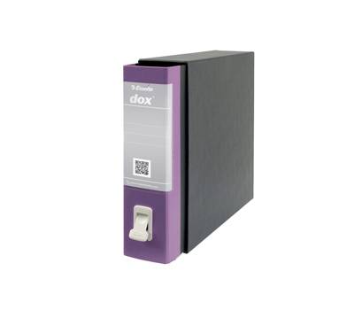 Registratore Dox 2 - dorso 8 cm - protocollo - 23 x 34 cm - lilla - Esselte - Dox - D15229 - 8004389087609 - DMwebShop