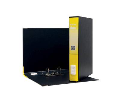 Registratore 5 - dorso 5 cm - protocollo - 23 x 34 cm - giallo - Esselte - Dox - D26506 - 8004389087845 - DMwebShop
