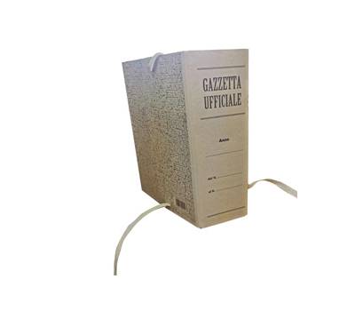 Faldone - legacci incollati - per Gazzetta Ufficiale - juta - 31 x 22 cm - dorso 10 cm - paglia - conf. 25 pezzi - Brefiocart - 0202207 - 8014819006056 - DMwebShop