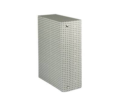 Scatola archivio in legno - 38 x 27 cm - dorso 12 cm - grigio - Brefiocart - 0203700 - 8014819009651 - DMwebShop