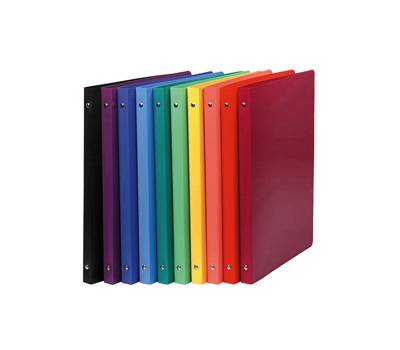 Raccoglitore - 4 anelli tondi 30 mm PPL opaco - dorso 4 cm - f.to utile 22 x 30 cm - colori assortiti - conf. 20 pezzi - Exacompta 51699E - 3130630516996 - DMwebShop