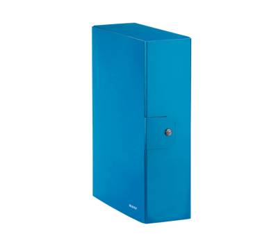 Scatola progetto WOW - dorso 10 cm - blu metallizzato - conf. 5 pezzi - Leitz - 39680036 - 4002432535033 - DMwebShop