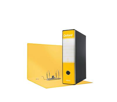 Registratore Oxford G83 - dorso 8 cm - commerciale - 23 x 30 cm - giallo - conf. 6 pezzi - Esselte - 390783090 - 8004157783092 - DMwebShop