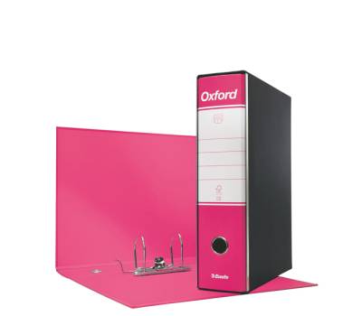 Registratore Oxford G83 - dorso 8 cm - commerciale - 23 x 30 cm - fucsia - conf. 6 pezzi - Esselte - 390783900 - 8004157783900 - DMwebShop