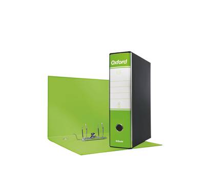 Registratore Oxford G83 - dorso 8 cm - commerciale - 23 x 30 cm - verde lime - conf. 6 pezzi - Esselte - 390783600 - 8004157783603 - DMwebShop