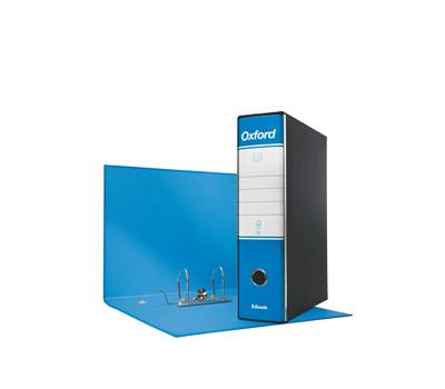 Registratore Oxford G83 - dorso 8 cm - commerciale - 23 x 30 cm - azzurro - conf. 6 pezzi - Esselte - 390783800 - 8004157783801 - DMwebShop
