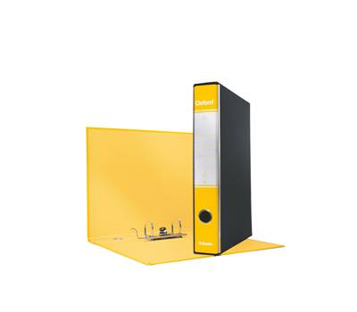 Registratore Oxford G84 - dorso 5 cm - protocollo - 23 x 33 cm - giallo - conf. 8 pezzi - Esselte - 390784090 - 8004157784099 - DMwebShop