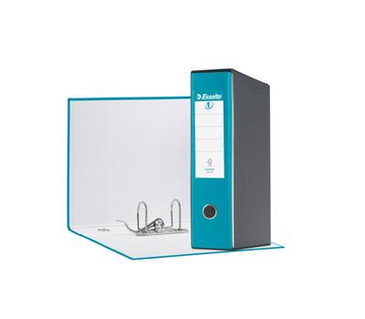 Registratore Eurofile G55 - dorso 8 cm - protocollo - 23 x 33 cm - turchese - Esselte - 390755800 - 80041677662041 - DMwebShop