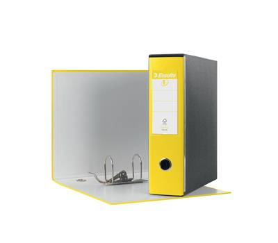 Registratore Eurofile G53 - dorso 8 cm - commerciale - 23 x 30 cm - giallo vivida - Esselte - 390753930 - 8004157753934 - DMwebShop