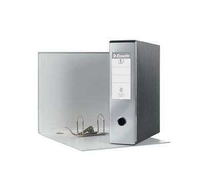 Registratore Eurofile G53 - dorso 8 cm - commerciale - 23 x 30 cm - grigio metallizzato - Esselte - 390753970 - 8004157753972 - DMwebShop