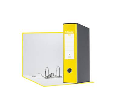 Registratore Eurofile G55 - dorso 8 cm - protocollo - 23 x 33 cm - giallo vivida - Esselte - 390755930 - 8004157755938 - DMwebShop