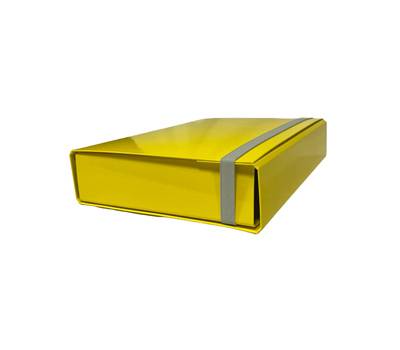 Cartella progetto con elastico dorso 7 cm giallo - 5315