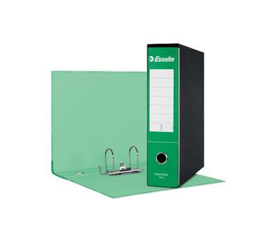 Registratore Essentials G75 dorso 8 cm protocollo 23 x 33 cm verde Esselte 390775180 - 4518