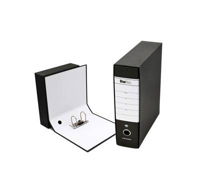 Registratore Starbox - dorso 8 cm - commerciale - 23 x 30 cm - nero - Starline - 0201935.NE - 8025133018816 - DMwebShop