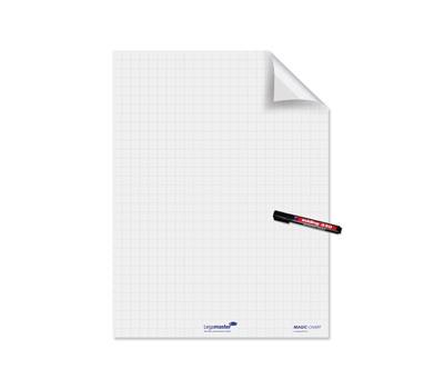 Fogli elettrostatici Magic Chart - 60 x 80 cm - quadretti 2,5 cm - rotolo da 25 pezzi - Legamaster - L-1590 00 - 8713797095167 - DMwebShop