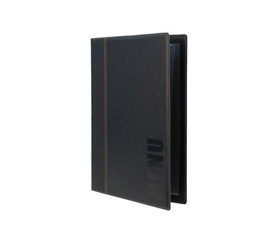 Portamenu' Trendy - A4 - 24 x 34 cm - nero - 1 inserto doppio incluso - Securit - MC-TRA4-BL - 8717624240522 - DMwebShop