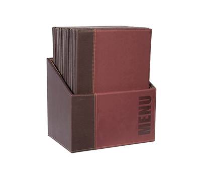 Menu Box Trendy - 20 Portamenu' - bordeaux - Securit - MC-BOX-TRA4-WR - 8717624245176 - DMwebShop