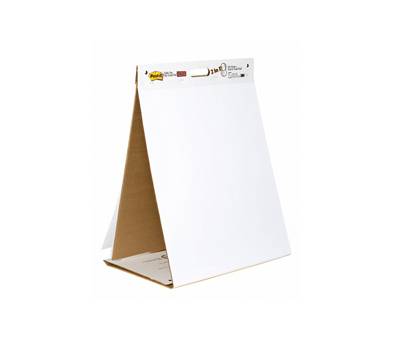 Blocco-Lavagna da tavolo Super Sticky autoportante - 20 fogli - 58,4 x 50,8 cm - bianco - Post-it - 7100171595 - 53200029777 - DMwebShop