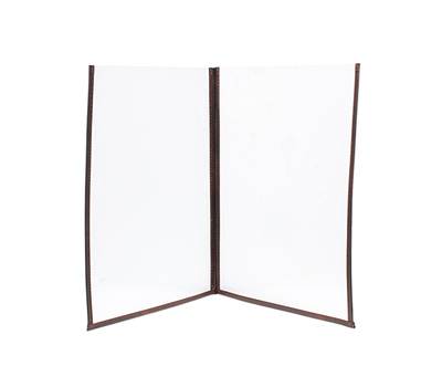 PortaMenu Crystal BR2 doppio per 4 fogli A4 set 3 pezzi - 13581