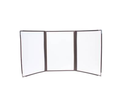 PortaMenu Crystal BR3 triplo per 6 fogli A4 set 3 pezzi - 13580