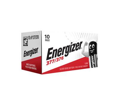 Pila Watch 377-376 - conf. 10 pezzi - Energizer - E300791100 - 92920A - DMwebShop Pila Watch 377-376 - conf. 10 pezzi - Energizer - E300791100 - 92920A - DMwebShop