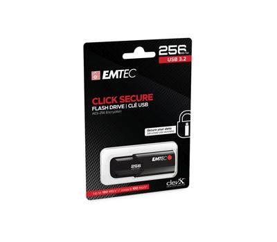 Memoria USB B120 ClickeSecure - 256 Gb - Emtec - ECMMD256GB123 - 3126170173423 - DMwebShop