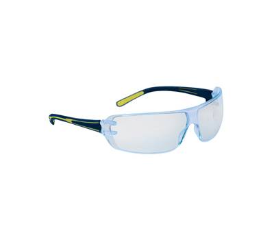 Occhiali detectabili Helium2 policarbonato monoblocco trasparente blu - 4517