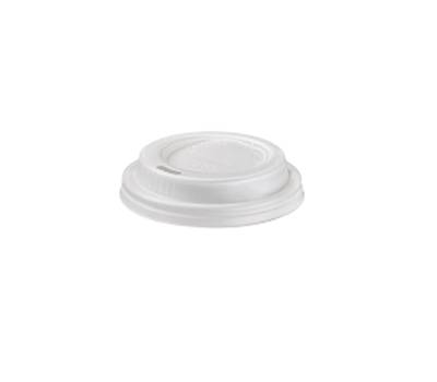 Tappo per bicchiere in CPLA bianco 115 ml - conf. 1000 pezzi - Leone - Q3008.100 - 8024112940476 - DMwebShop