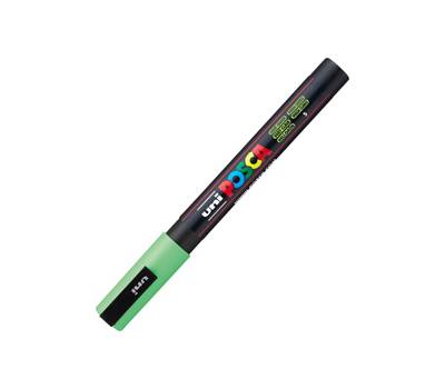 Marcatore Uni Posca PC3M punta fine 0,9-1,3 mm verde chiaro - 10553