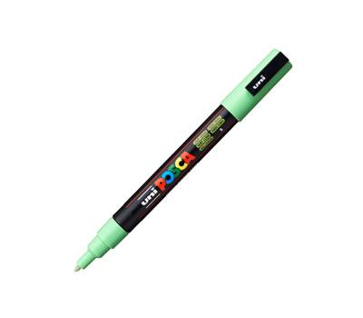 Marcatore Uni Posca PC3M punta fine 0,9-1,3 mm verde chiaro - 10553