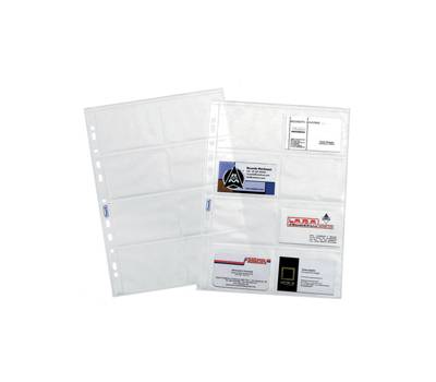 Buste forate Portabiglietti 8 tasche - 22,2 x 31,2 cm - trasparente - conf. 10 pezzi - Favorit - 100460081 - 8006779003008 - DMwebShop