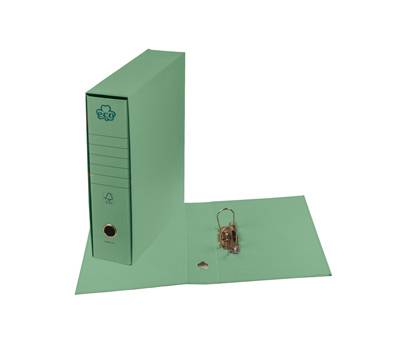 Registratore Eco New - dorso 8 cm - protocollo - 23 x 33 cm - verde - conf. 12 pezzi - Brefiocart - 0201170-V - 8014819012385 - DMwebShop