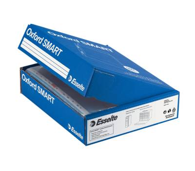 Buste forate Oxford Smart - Standard - buccia - 22 x 30 cm - trasparente - conf. 400 pezzi - Esselte - 391098300 - 8004157098301 - DMwebShop