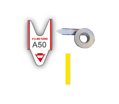 Rotolo da 2000 ticket per elimina code - giallo - conf. 5 rotoli - Printex - TR/ROLL/GIA - 8032618974390 - DMwebShop