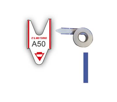 Rotolo da 2000 ticket per elimina code - blu - conf. 5 rotoli - Printex - TR/ROLL/BLU - 8032618974185 - DMwebShop