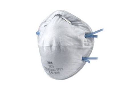 Mascherina 8810 Classic FFP2 - senza valvola - monouso - conf. 20 pezzi (imbustati singolarmente) - 3M - 7100003010 - 4046719303090 - DMwebShop
