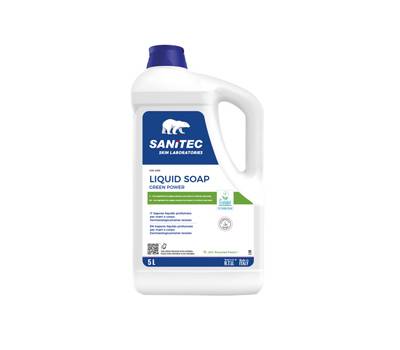 Sapone liquido Green Power - floreale - tanica da 5 lt - Sanitec - 4006 - 8032680394393 - DMwebShop